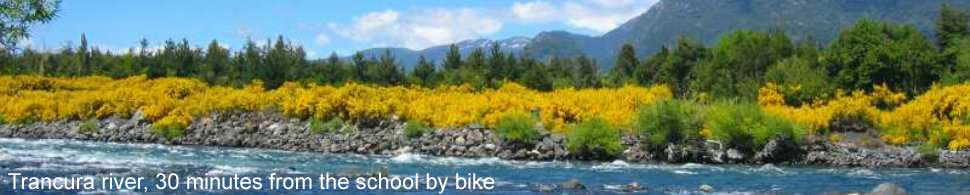 Learn Spanish in the morning, and in the evening go horsering or hiking, mountainbiking or... .Taking Spanish classes in Chile at Language Pucon this is reality. Study spanish in one of the most beautifull parts of the lake district in Chile. Individuall classes, group classes, tailor made , according to your needs in Chile, Patagonien